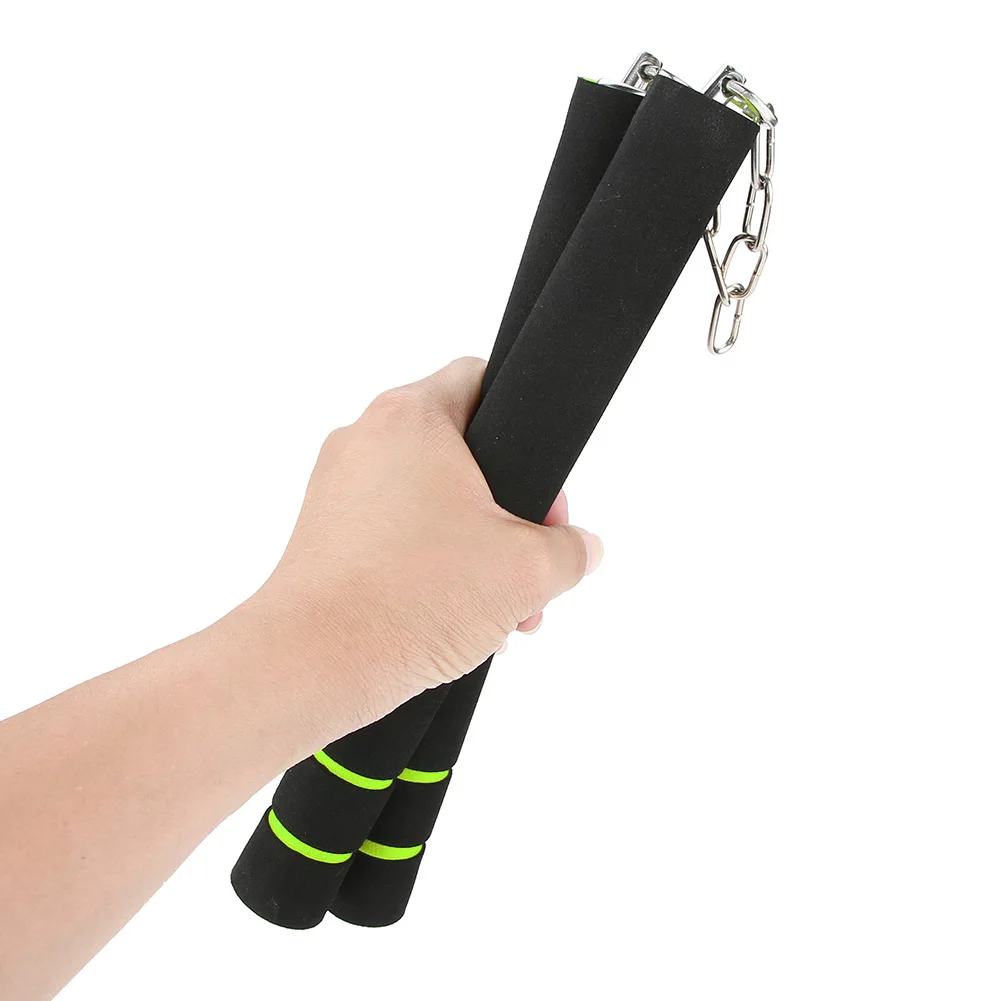 Puseky Единоборства пена Nunchaku Nunchucks губка палка цепи тренировки безопасности боевых искусств продукты
