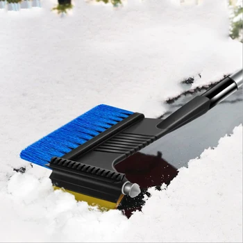 

Plastic Ice Scraper Car Winter Snow Deicing Multifunctional Telescopic