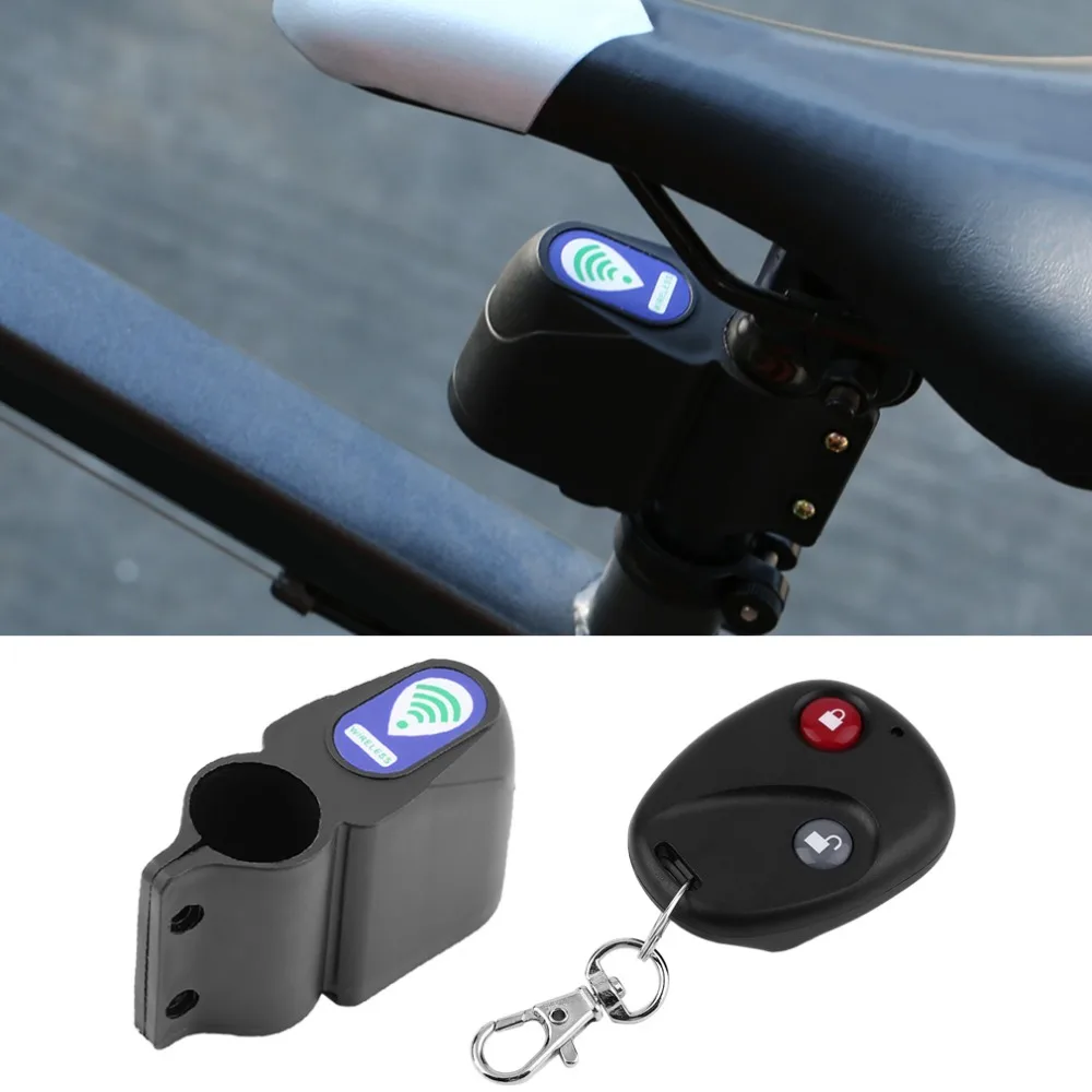 

Small Alarm lock Bicycle Lock Bike Mountain Anti Theft Security Bicycle Accessories Wireless Remote Control Vibration Alarm