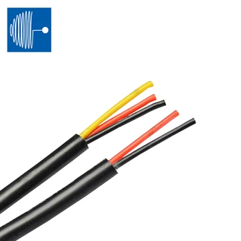 

SHENGPAI VDE H03VV-F 70 degree 300V black 2*0.5mm 3*0.5mm sheath flexible PVC insulated power cord with Round Cords