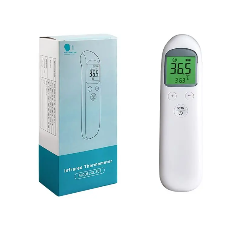 

Digital Thermometer Infrared Forehead Non-contact LED Backlight for Baby Adults K1MA Thermometer