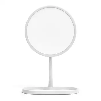 

7-Inch Led Makeup Mirror With Lamp Desktop Touch Dimming Battery Models With Light Mirror With Storage