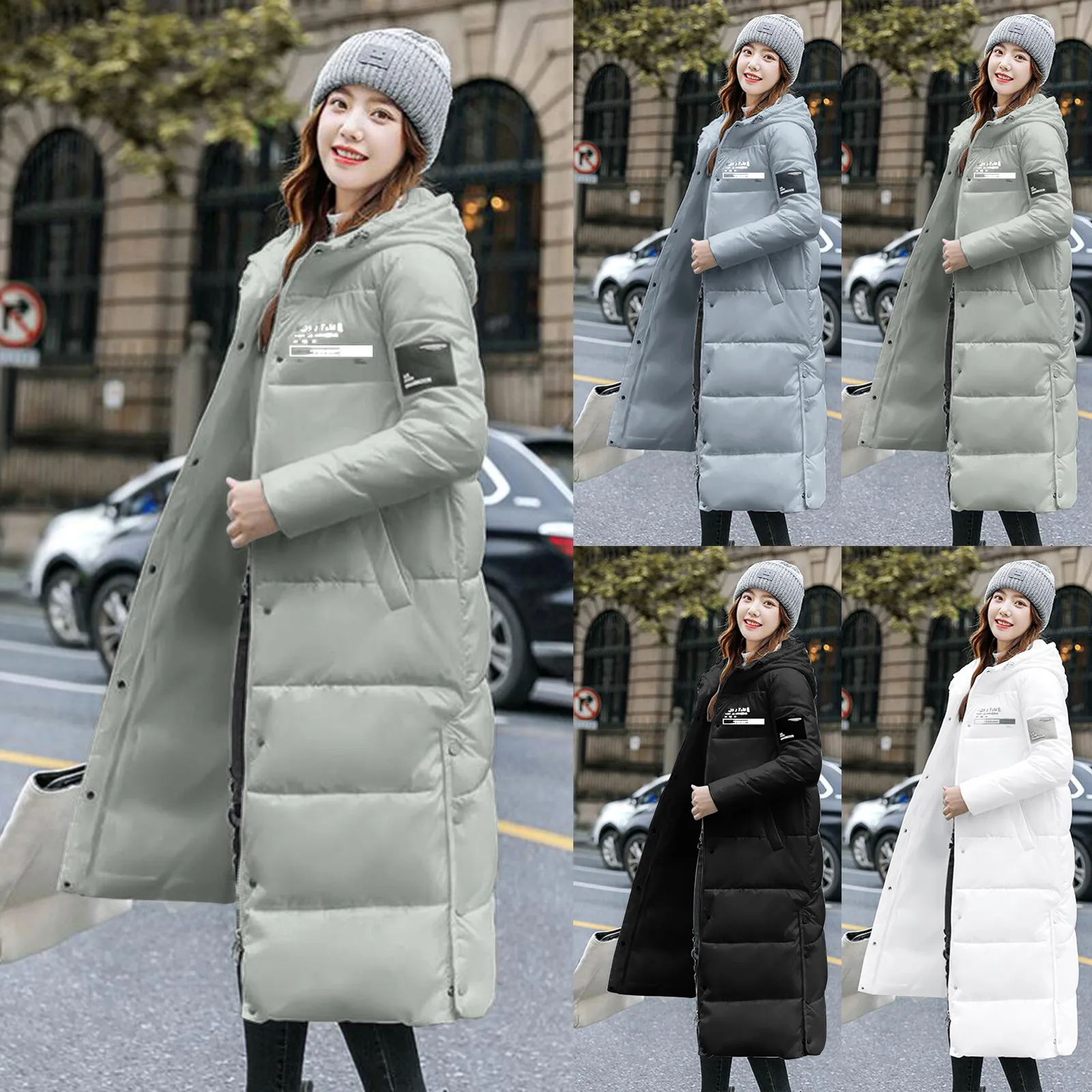 2021 New Women Winter Jacket Long Warm Parkas Female Thicken Coat Cotton Padded Parka Jacket Hooded Outwear Plus Size 2XL