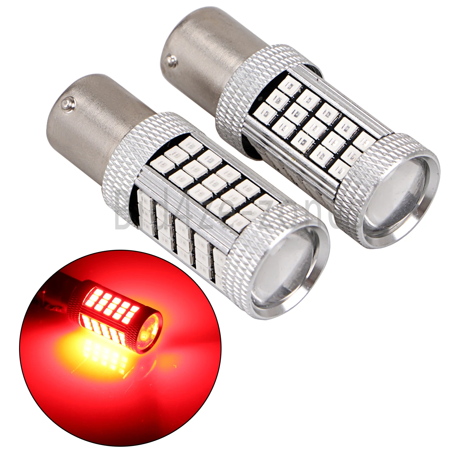 Мотоцикл Красный 66 SMD светодиодный 1156 сигнал поворота Стоп-светильник лампы