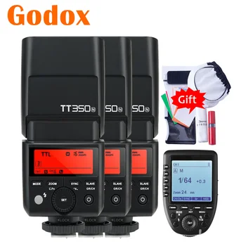 

Godox TTL TT350N HSS 2.4G Camera Flash Speedlight Speedlite Xpro-N Transmitter Trigger For Nikon D500 D7500 D3300 D5300 D5500