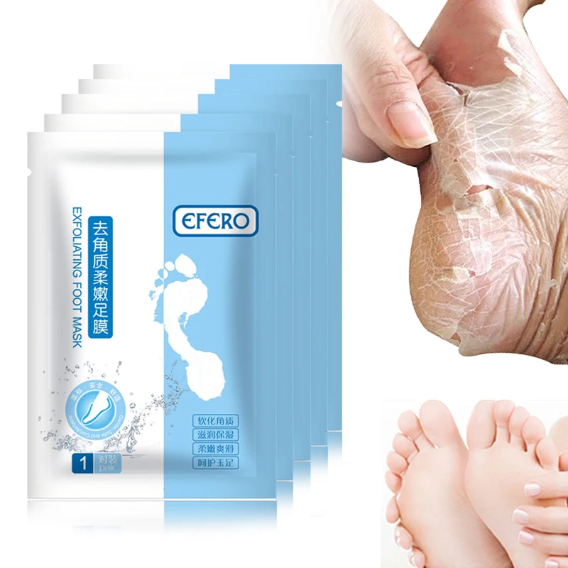 

3 Pair Peeling Foot Mask Remove Cuticles Baby Foot Mask Smooth Exfoliating Mask Foot Care Pedicure Socks for Foot Care Peel Mask