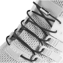 25 цветов, круглые шнурки, эластичные шнурки для обуви, не завязываются, металлические капсулы, фиксирующий башмак, кружевные кроссовки для детей и взрослых, быстрая ленивая шнуровка, 1 пара