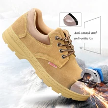 Защитная обувь со стальным носком; защитная обувь для мужчин; Рабочая обувь; Мужская дышащая сетка; износостойкая обувь; Размер 11; DXZ0100