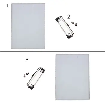 

Handmade Vertical File Folder Resin Molds Portfolio Drawing Board Silicone Resin Casting Mold Stationery Art Craft Tools