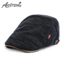 [AETRENDS] Зимняя кепка Newsboy с флисовой подкладкой для мужчин и женщин, плоская кепка s, кепка, кепки для езды Z-9971