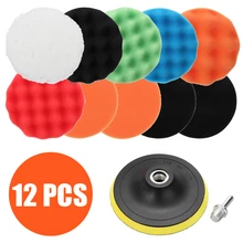 Car-Polisher Waxing-Pads Buffer Buffing-Kit 125mm-Sponge Scratches Boat for Removes 12pcs