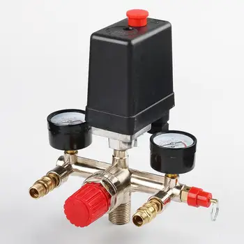 

Single Hole Pressure Regulating Valve with Table Air Pump Switch Pressure Control Switch Adjustable Outlet Valve 175psi