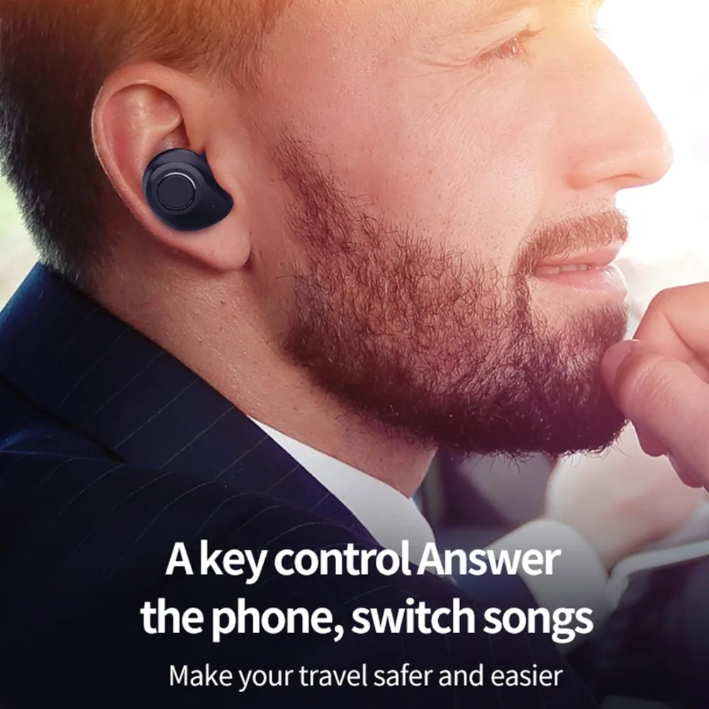 Беспроводные наушники HAMTOD V11 TWS Bluetooth 5,0 с зарядным устройством
