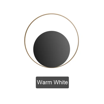 

Indoor Lighting Nordic Simple Style Living Room Round Hotel Wall Lamp Gift Parlor Aisle Eclipse Shaped Iron Home Decor Modern