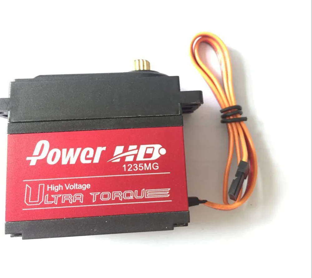 

100% orginal Power HD Digital Servo HD-1235MG high Voltage 40Kg for 1/5 Car can work for FUTABA JR+Free shipping