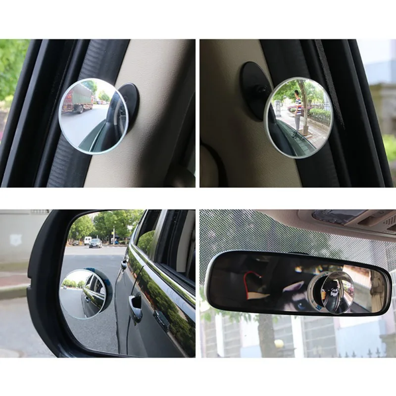 Автомобиль 360 широкоугольное круглое выпуклое зеркало боковое слепое пятно слепое зеркало небольшое круглое зеркало