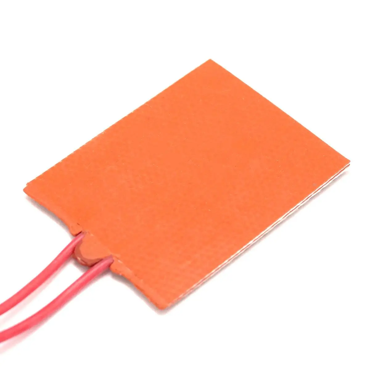 12V DC 40x50mm 8W Rectangle Flexible Waterproof Silicon Heater Pad For Oil Tank