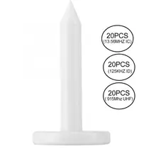 Ключ бирка 20 шт RFID Близость жесткий пластиковый гвоздь ключ-брелок Водонепроницаемый компактный патрули
