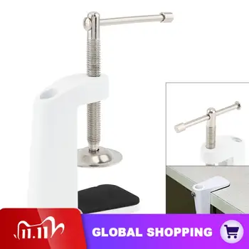 

Aluminum Alloy Cantilever Desktop Magnifier Bracket Clamp Holder Metal LED Desk Lamp Clip Fittings Base Hose for Mic Stand