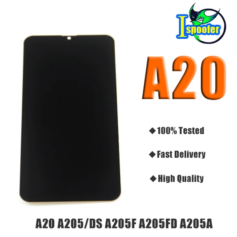 

720x1560 100% Tested For Samsung Galaxy A20 LCD Touch Screen Digitizer Assembly For Samsung A20 LCD SM A205 LCD A205F/DS LCD