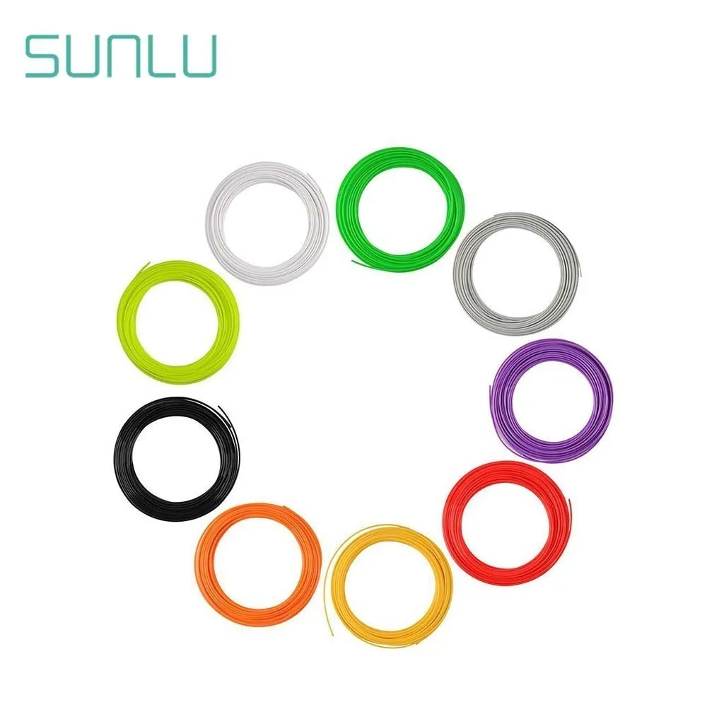 

PLA 3D Pen Filament 1.75mm 100% No Bubble 3D Drawing Pen Filament For Children Explore Creation Gadget 5m/10m Random Color