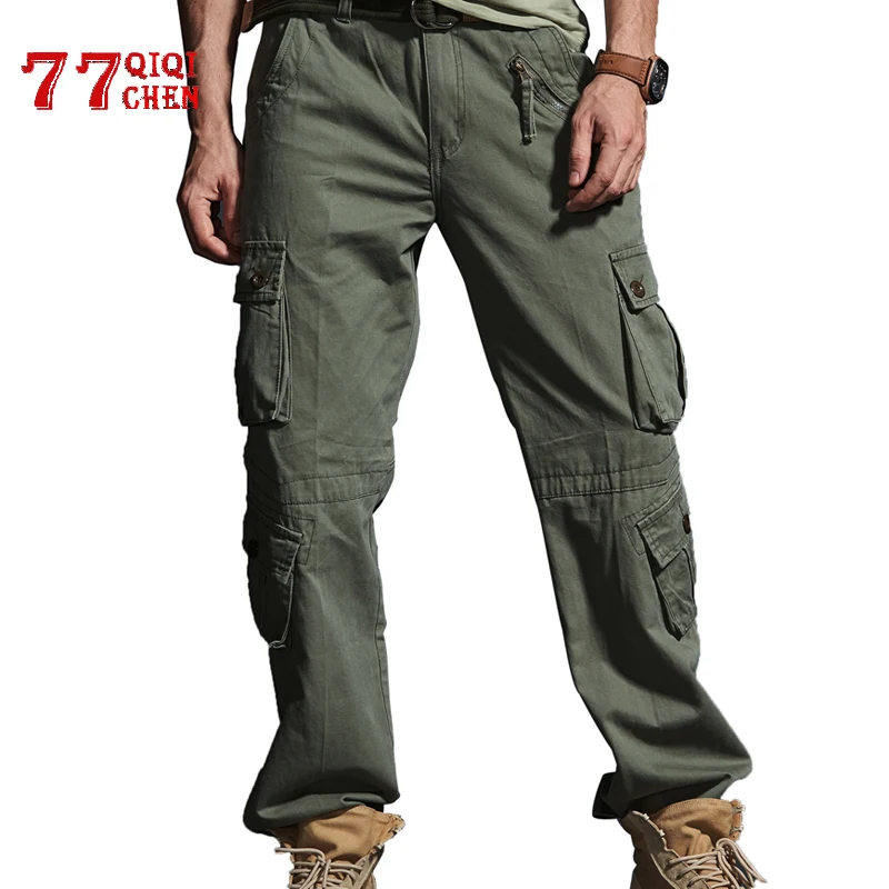 

Tactical Pant Multi-pocket Cargo Pants Men Military Zipper SWAT Army Airsoft Camouflage Hunter Field Work Combat trousers