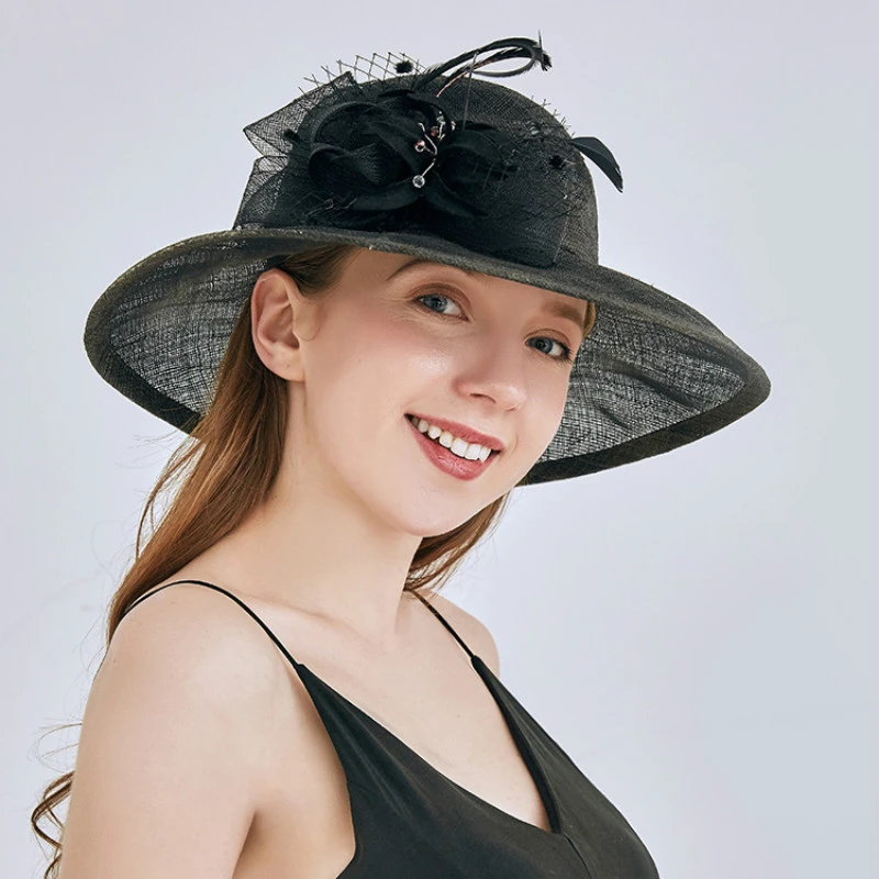 Summer Sun hat Women Bowknot Basin Hats Ladies Beach Sunscreen Outdoor Cap Spring and Summer Visor 