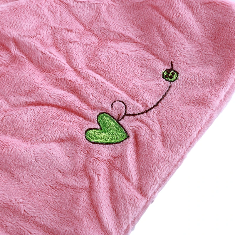 High Quality Cartoon Animal Comforting Towel Soft No Lint Baby Bath Towel Baby Care Comforting Towels Washable