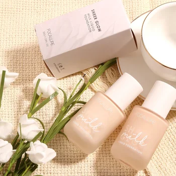 

FOCALLURE Base Foundation 15 Hours Moisturizing Liquid Foundation Hidden pores For Dry Skin Brighten Skin Base Makeup