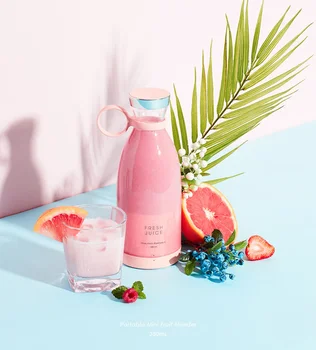 Portable USB Mini Blender 350ml Fruit Juicer Mixer