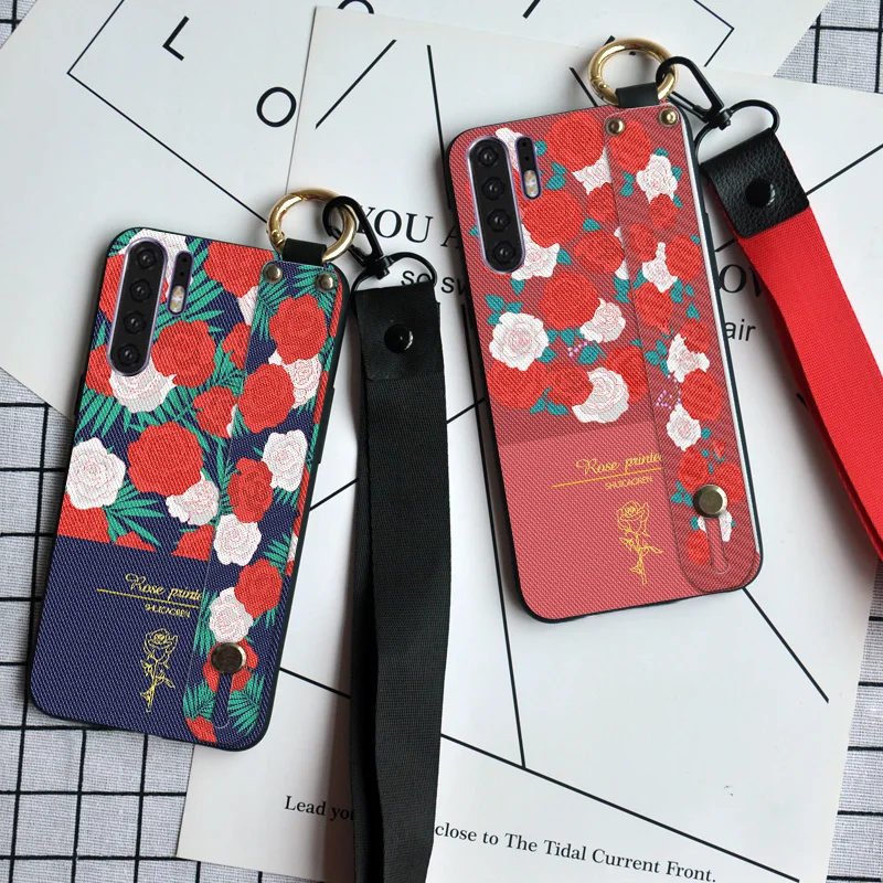 Модный цветочный чехол браслет для Huawei P Smart Z P20 Lite P30 Pro Y5 Y6 Y7 Y9 Prime 2019 Роскошный