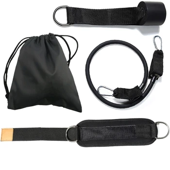 

Door Pull Rope Accessories Gantry Frame Practice Leg Training Hip Fitness Stretch with Foot Ring Leggings Buckle Ankle Strap Set