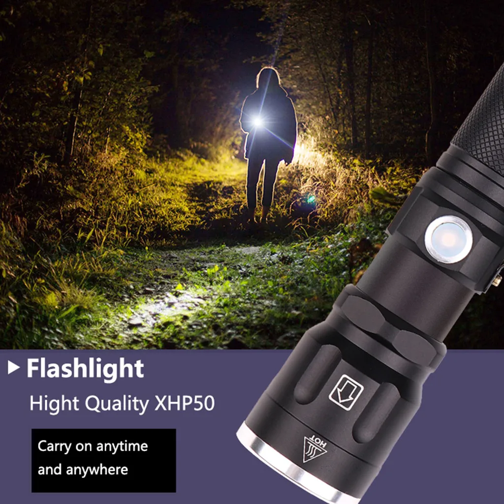 50000 люмен XLamp xhp70.2 самый мощный светодиодный фонарик usb Zoom факел xhp70 xhp50 18650 26650 фонарик с подзаряжаемой батарейкой