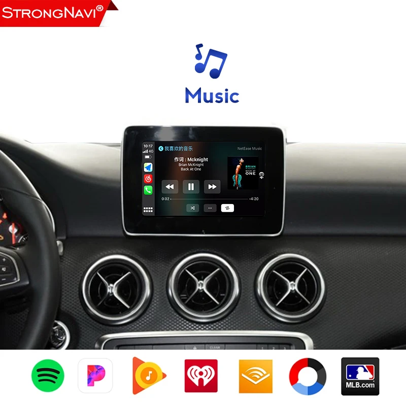 AUTORADIO GPS 12,3 Android 13 CarPlay per Mercedes Classe C/GLC/V/X W205  X253 EUR 409,99 - PicClick IT