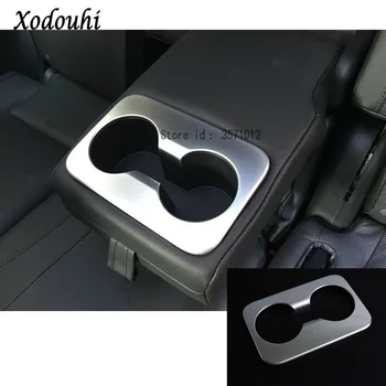 

For Toyota Highlander 2015 2016 2017 Car styling cover stick armrest handrail middle ABS rear back cup lamp trim hood part 1pcs