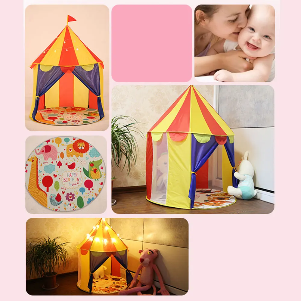 6 Styles Play Tent Baby Ocean Ball Pool Tipi Tent for Kid Portable Foldable Children Prince Tent Play House Castle Play Tents N2