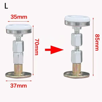 

2pcs Adjust Threaded Bed Frame Anti-Shake Tool Bed Head Boaard Stoppers Kit Part Fixed Bed Does Not Vacillate Telescopic Support