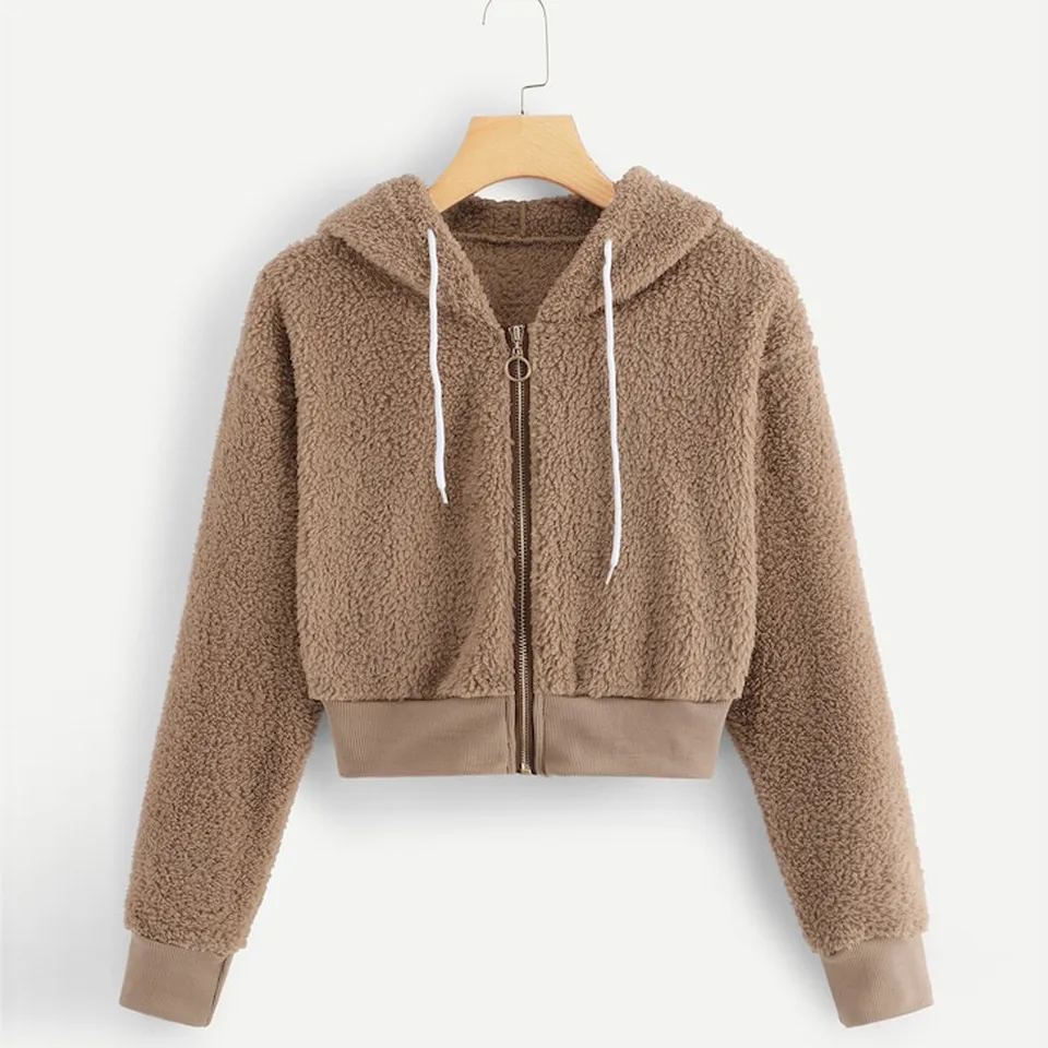 thick zip up hoodie womens