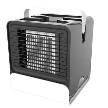 

Mini Portable Air Conditioner Home Air Conditioning Humidifier Purifier USB Negative ion night light for Office Room