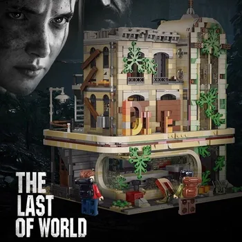 

IN STOCK Street View Series Doomsday halloween Downtown Diner MOC-40173 Model Building Blocks Bricks Kids Christmas Gifts