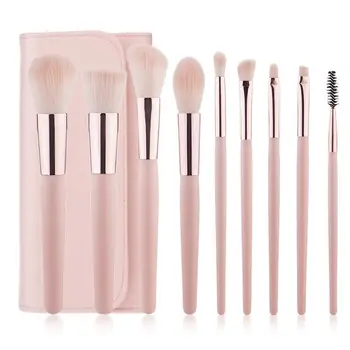 

New Style 9Pcs Heart Pink Makeup Brush Bag Beauty Tool Beauty Brush Makeup Brush Set