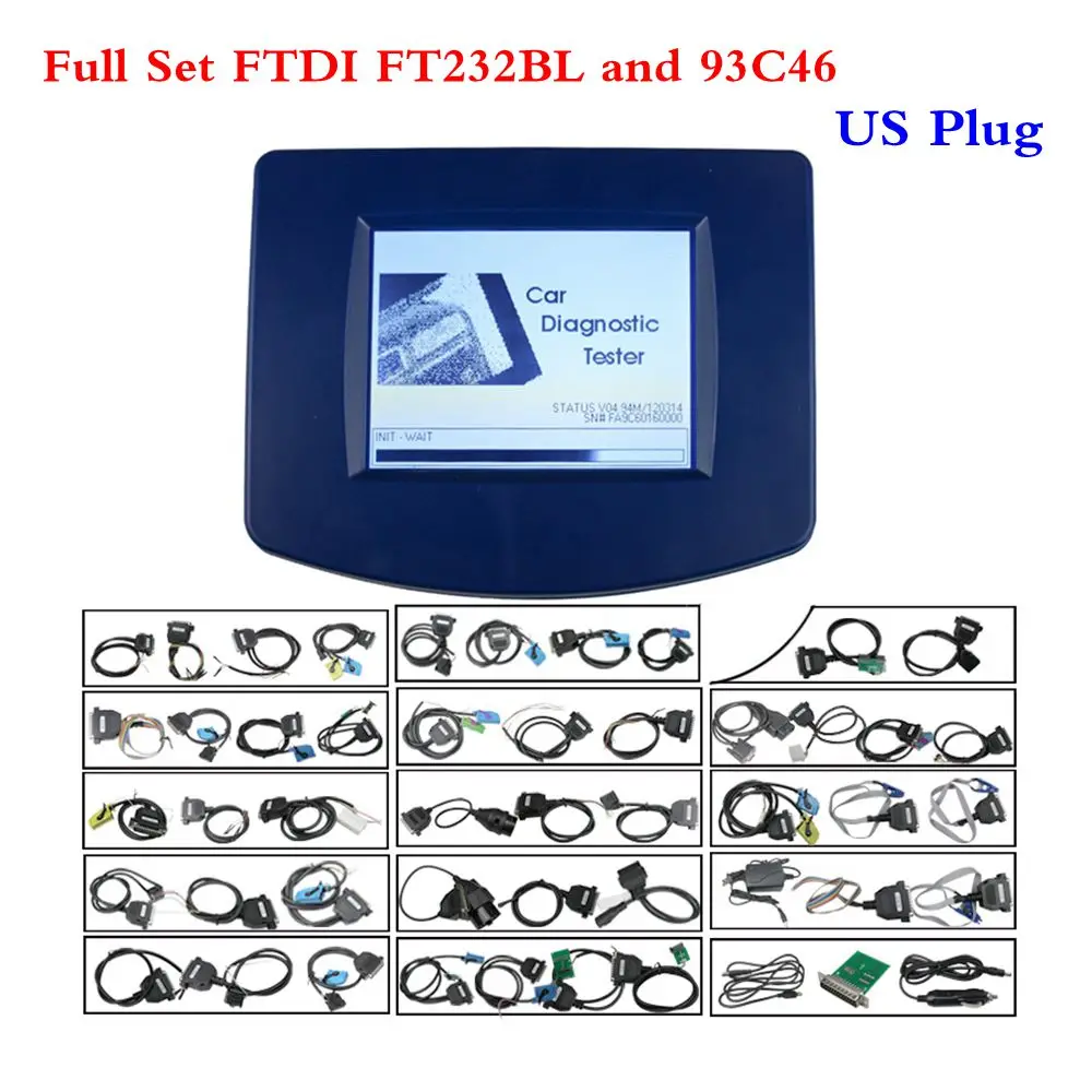 Горячая Распродажа Digiprog 3 с FTDI FT232BL v4.94 OBD ST01 ST04 DIGIPROG IIIOdometer Отрегулируйте программист Digiprog3 Пробег Правильный Инструмент - Цвет: Full Set FTDI USPlug
