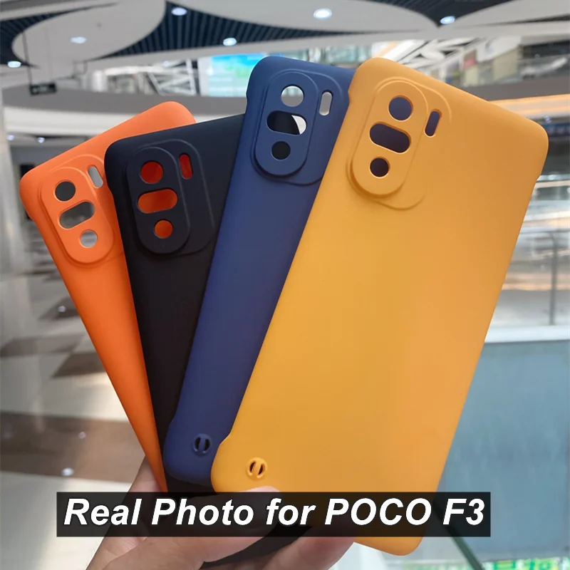 Für Xiaomi POCO F3 Hülle Matte rahmenlose harte PC-Abdeckung für Mi 11T 10T 11 Lite Redmi Note 9t pro 10s 10 9 9s 8 Pro Max Sho_voghion.com