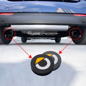 

1pcs Rear Waterproof Anit Rust Tail Pipe Exhaust Tip Cover Protector Car Styling Accessories for Smart 451 453 Fortwo Forfour