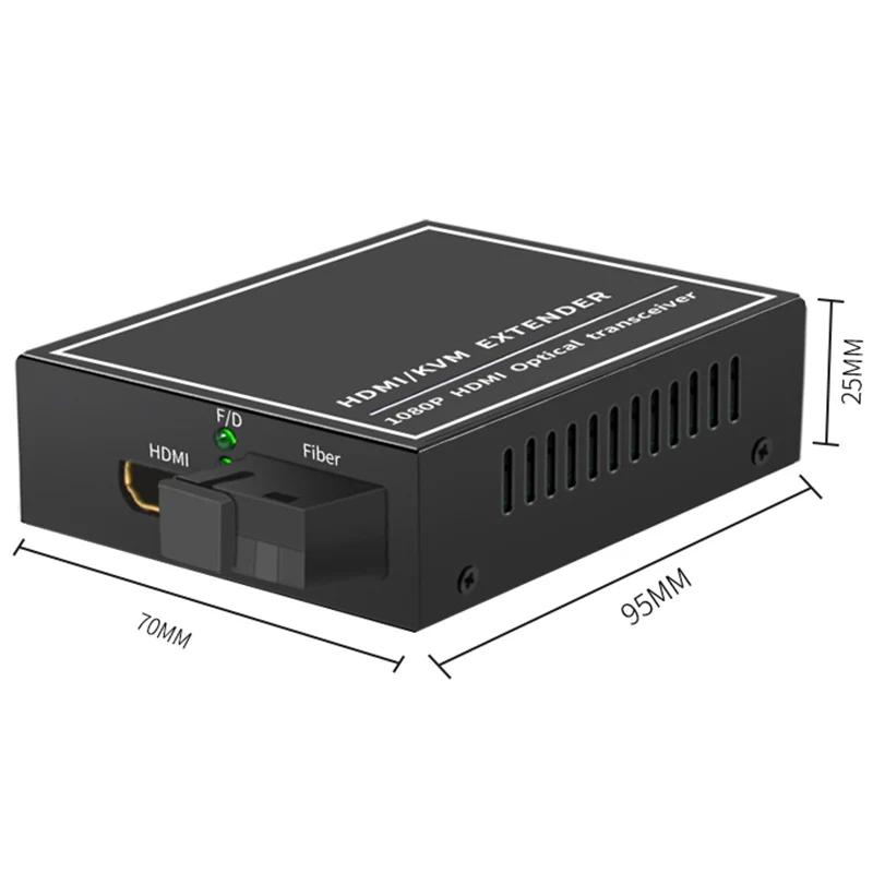 Converter HDMI-compatible to Fiber Optic Video Extender KVM(HDMI-compatible+USB)
