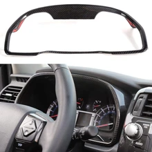 Приборной панели автомобиля накладка рамки для Toyota 4runner внедорожник 2010-, углеродного волокна зерна