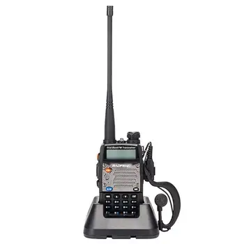 

SOONHUA 7.4V Walkie Talkie 2000mAh 8W Dual Band Walkie Talkies Earphone With Hand Strap And 2000mAh Rechargeable Battery