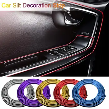 

5 Meters ABS Car Interior Lighting Auto Strip Garland EL Wire Rope Tube Line Flexible Neon Light Auto Decorative Lights