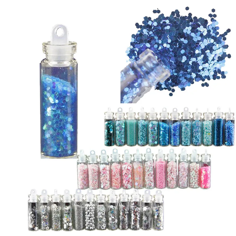 Красочные Блестки для ногтей Bittb блестки объемные искусственные наклейки