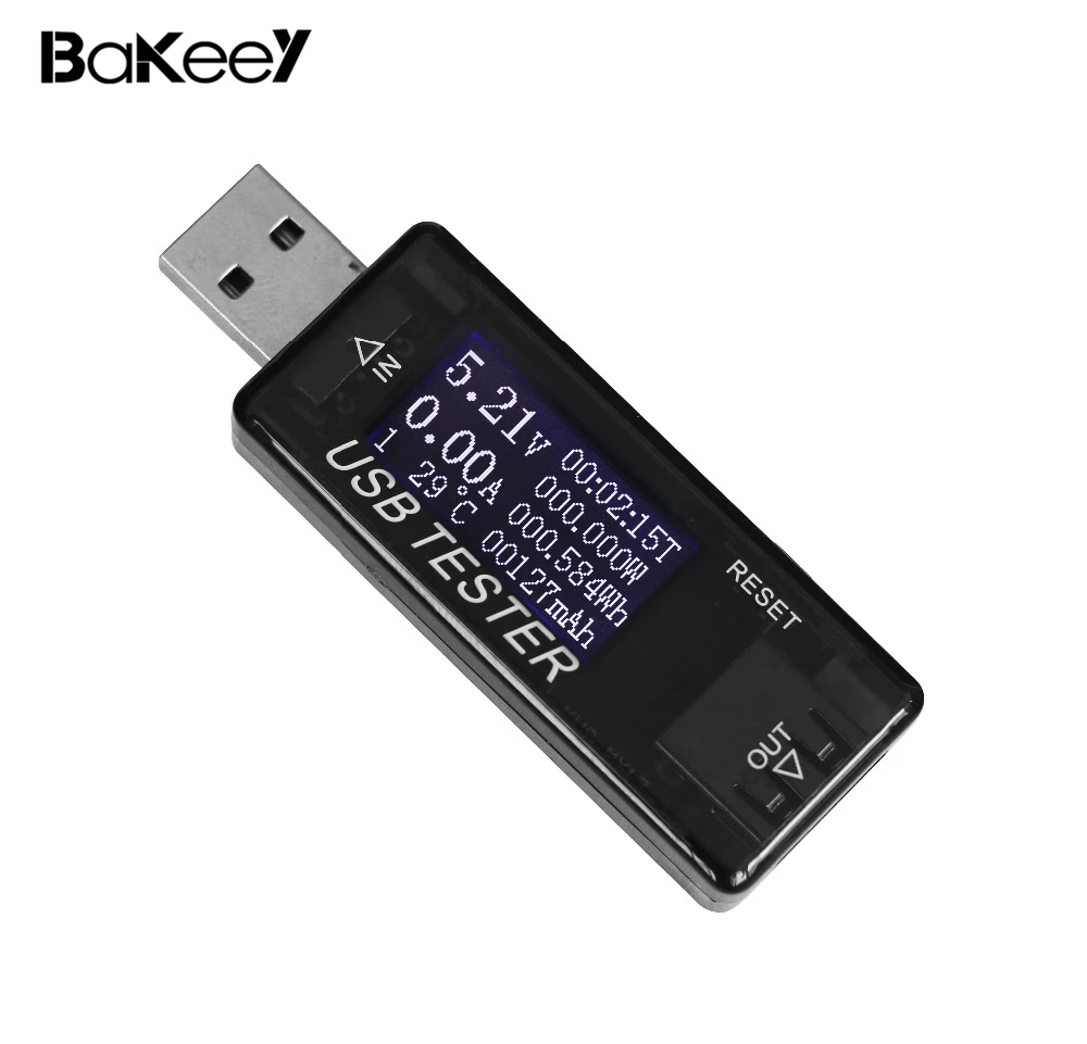 Bakeey цифровой USB мобильное зарядное устройство измеритель напряжения тока мини USB зарядное устройство Доктор Вольтметр Амперметр QC2.0 3,0 4-30 в